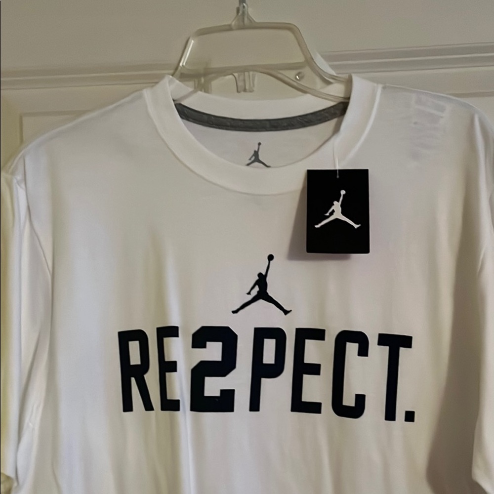 Jordan Men's White RE2PECT T-Shirt